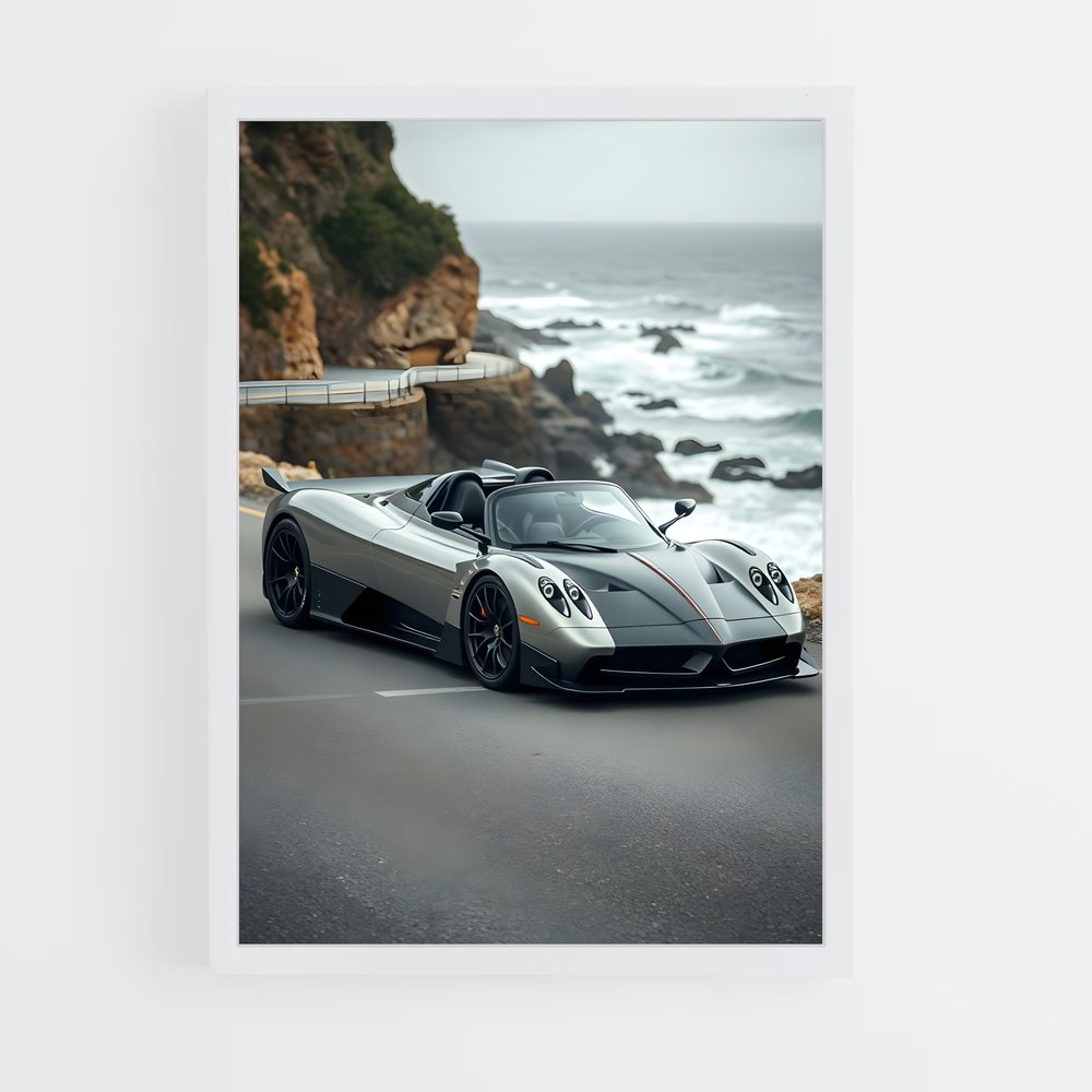 Poster Zonda Rush – affiche Pagani (vue 3)